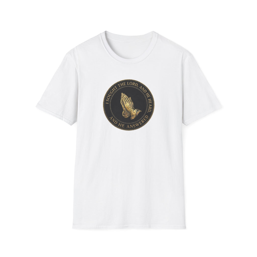 I Sought the Lord (Black) T-Shirt