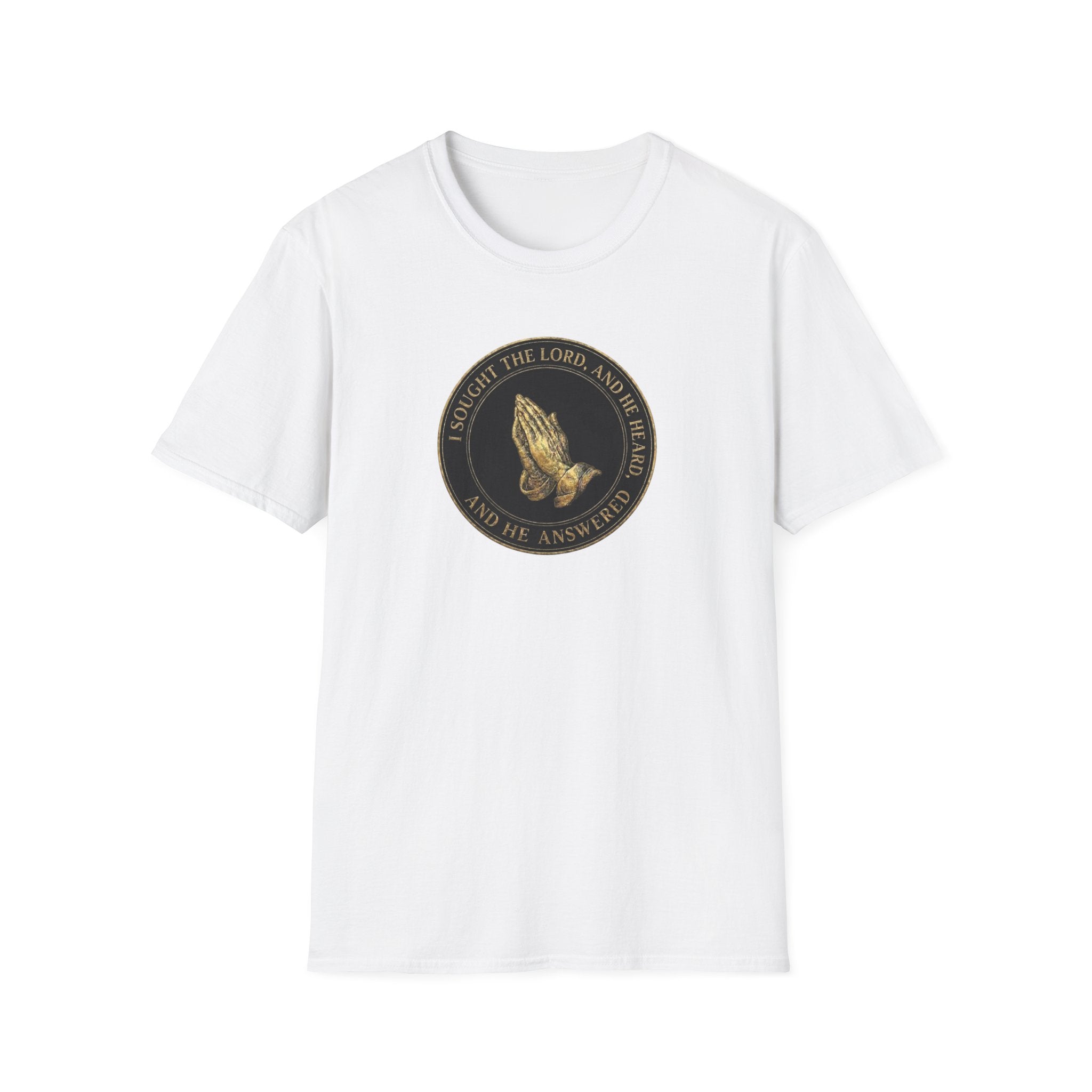 I Sought the Lord (Black) T-Shirt