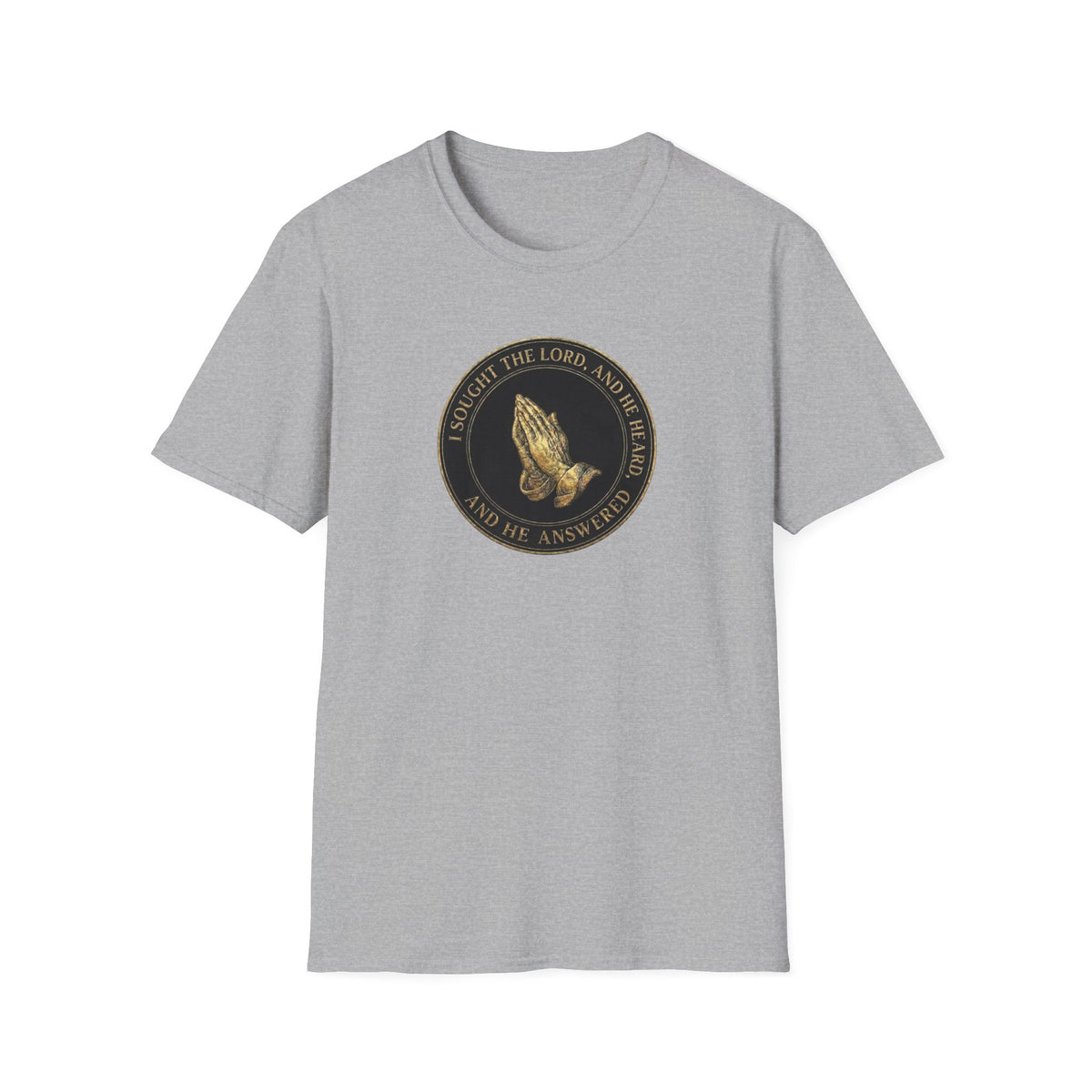 I Sought the Lord (Black) T-Shirt