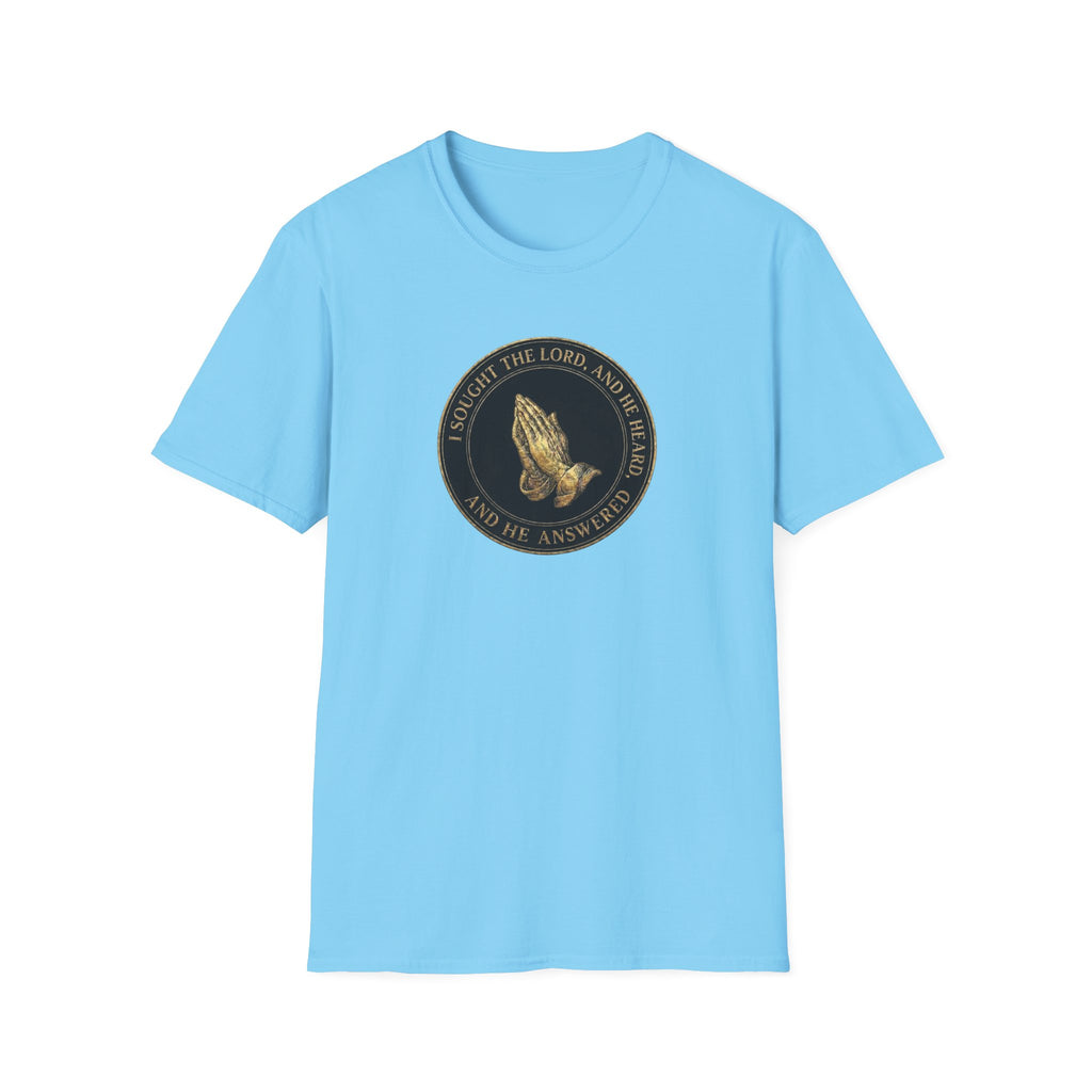 I Sought the Lord (Black) T-Shirt