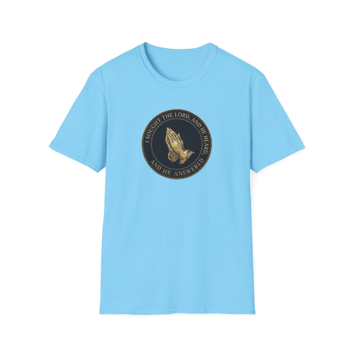 I Sought the Lord (Black) T-Shirt