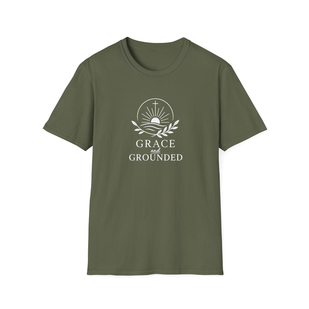 Grace & Grounded Reverse Print T-Shirt