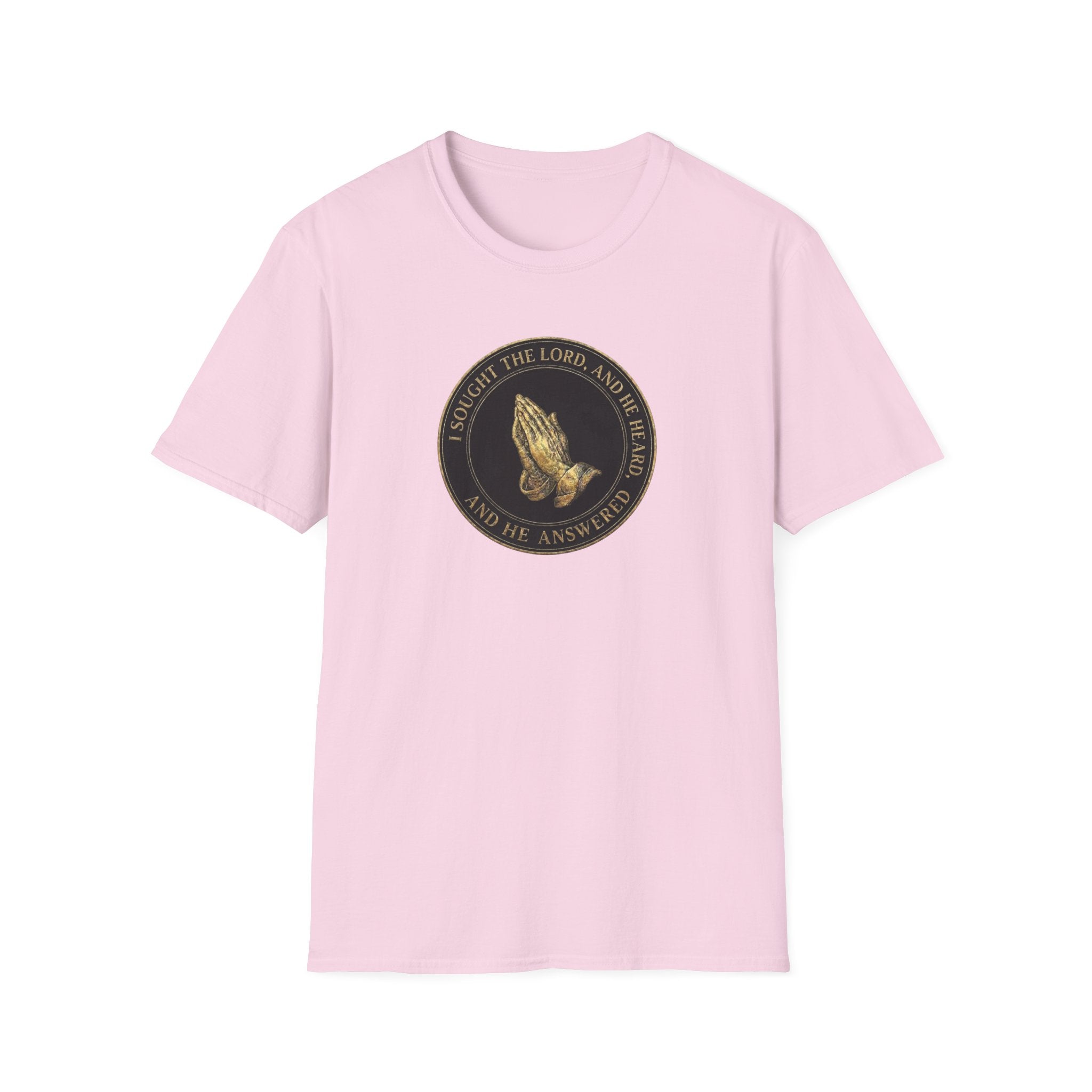 I Sought the Lord (Black) T-Shirt