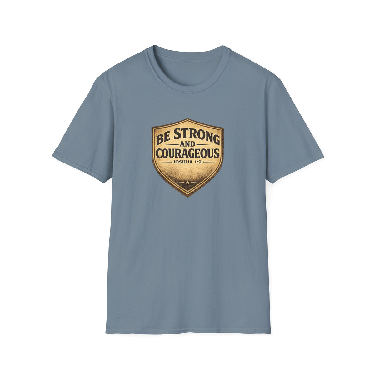 Strong & Courageous Shield T-Shirt