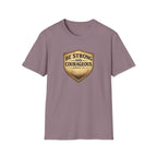 Strong & Courageous Shield T-Shirt