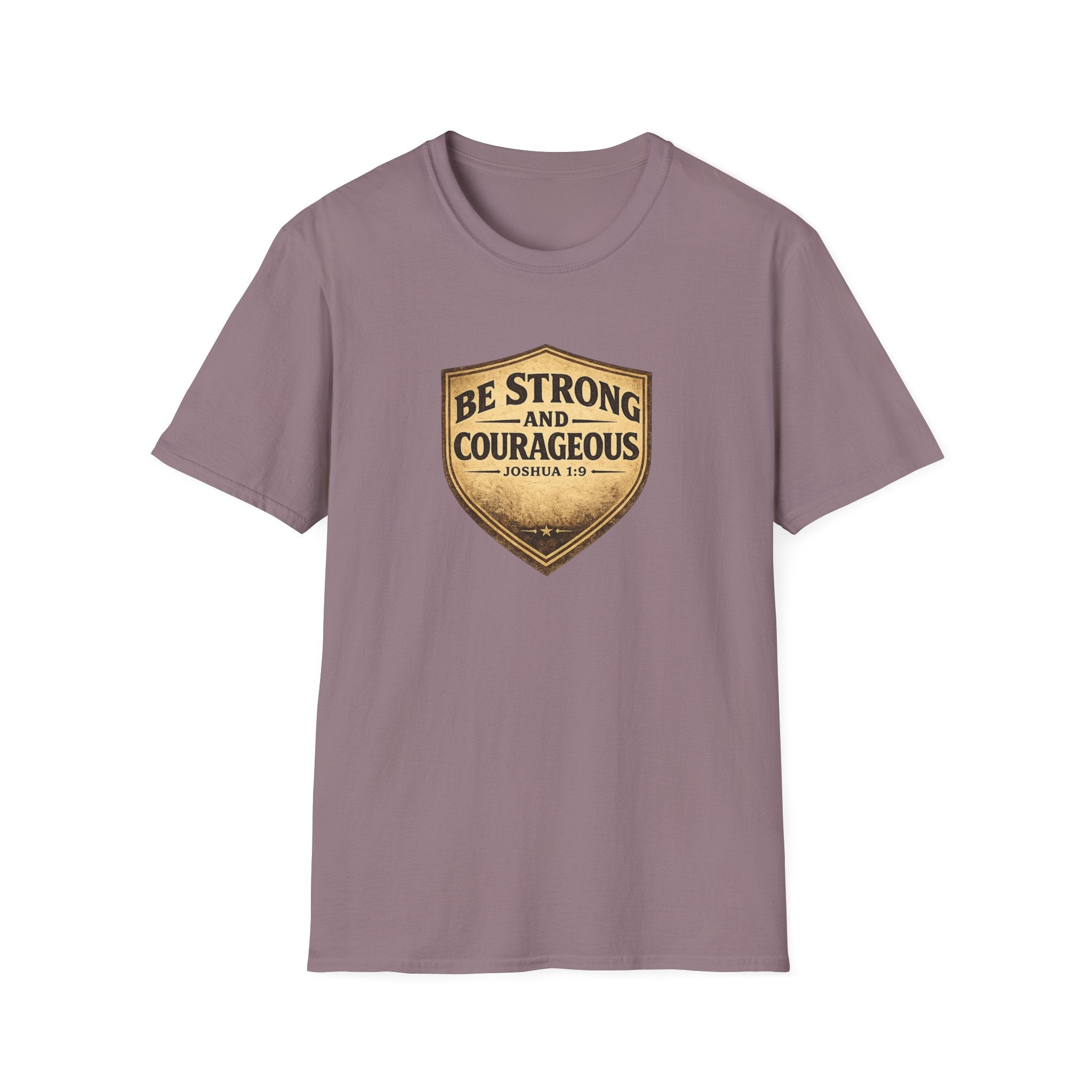Strong & Courageous Shield T-Shirt