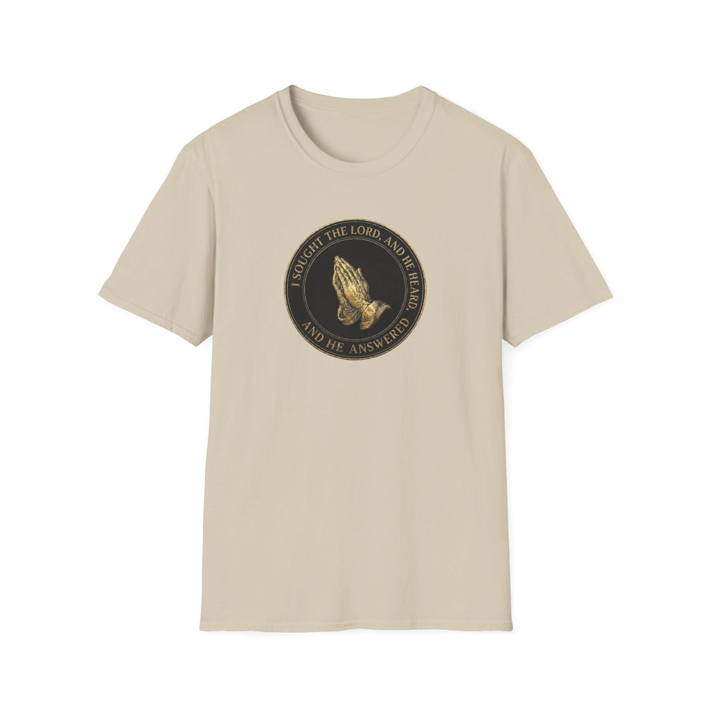 I Sought the Lord (Black) T-Shirt