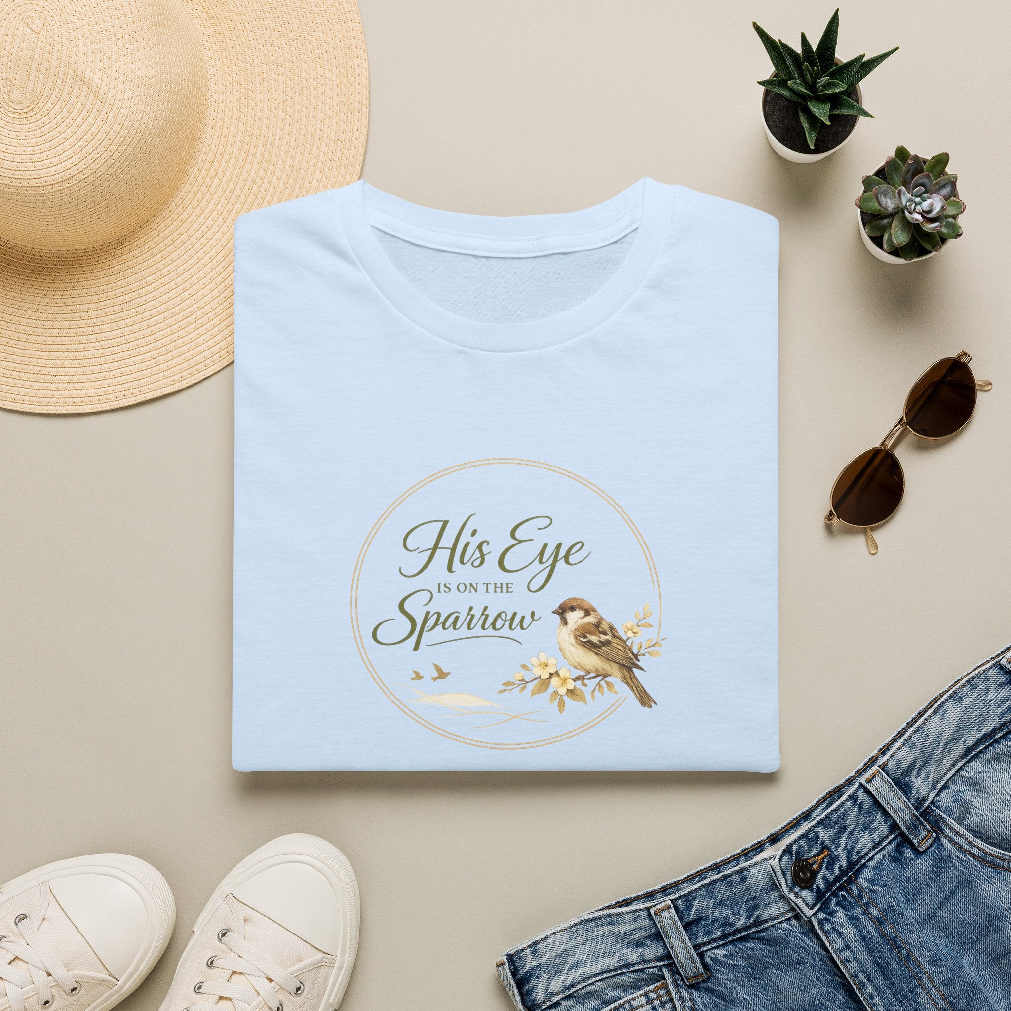 His Eye is on the Sparrow T-Shirt