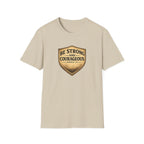Strong & Courageous Shield T-Shirt