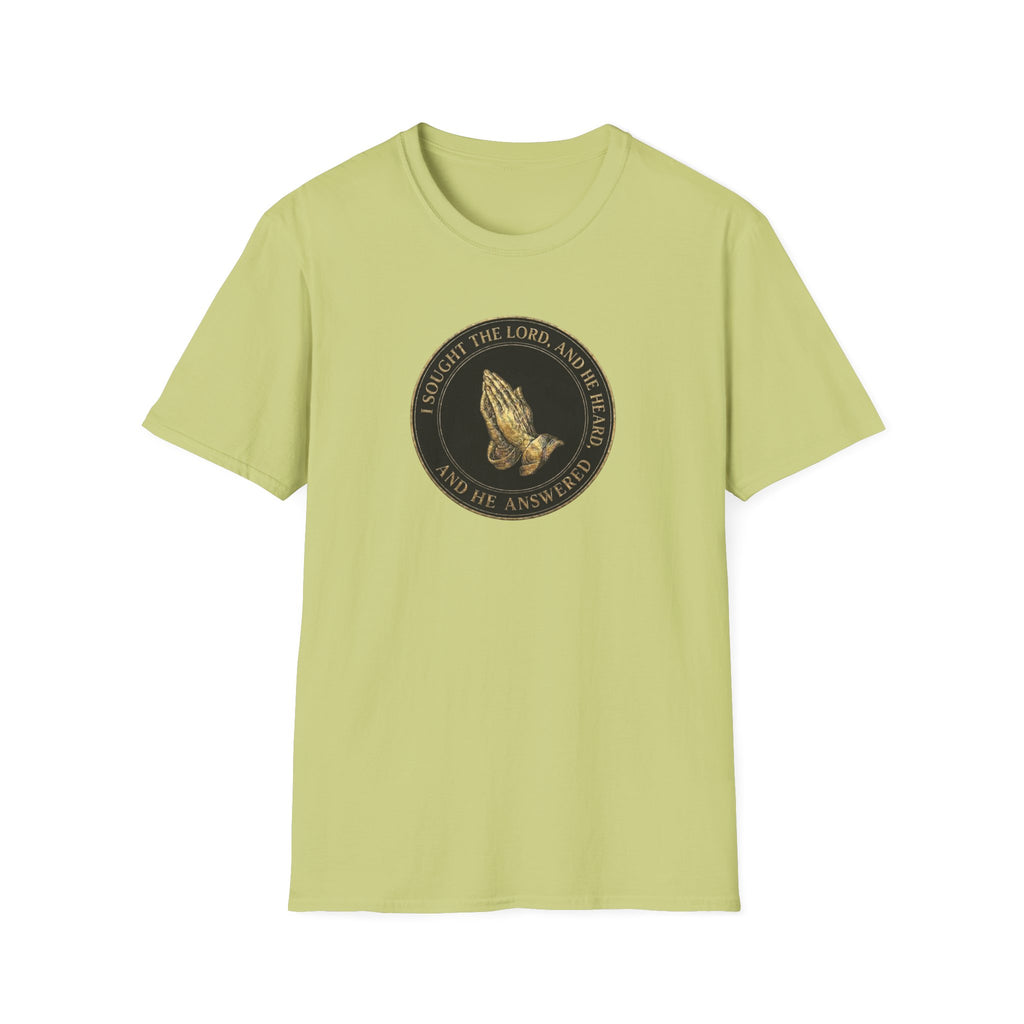 I Sought the Lord (Black) T-Shirt