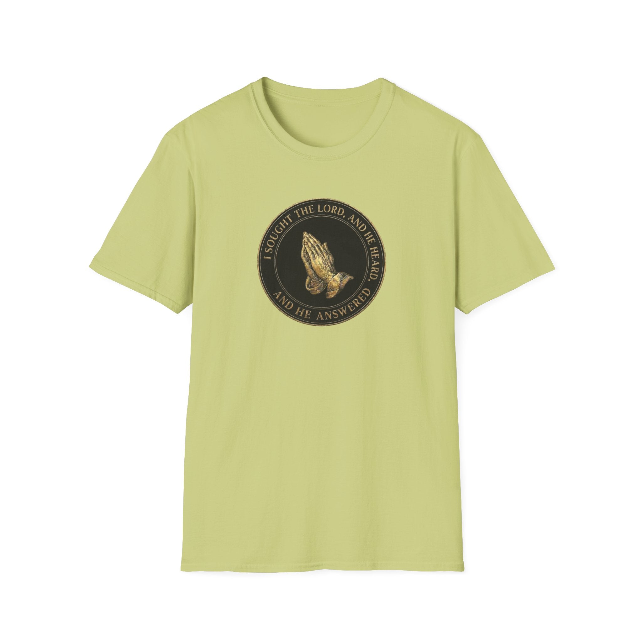 I Sought the Lord (Black) T-Shirt