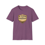 Strong & Courageous Shield T-Shirt