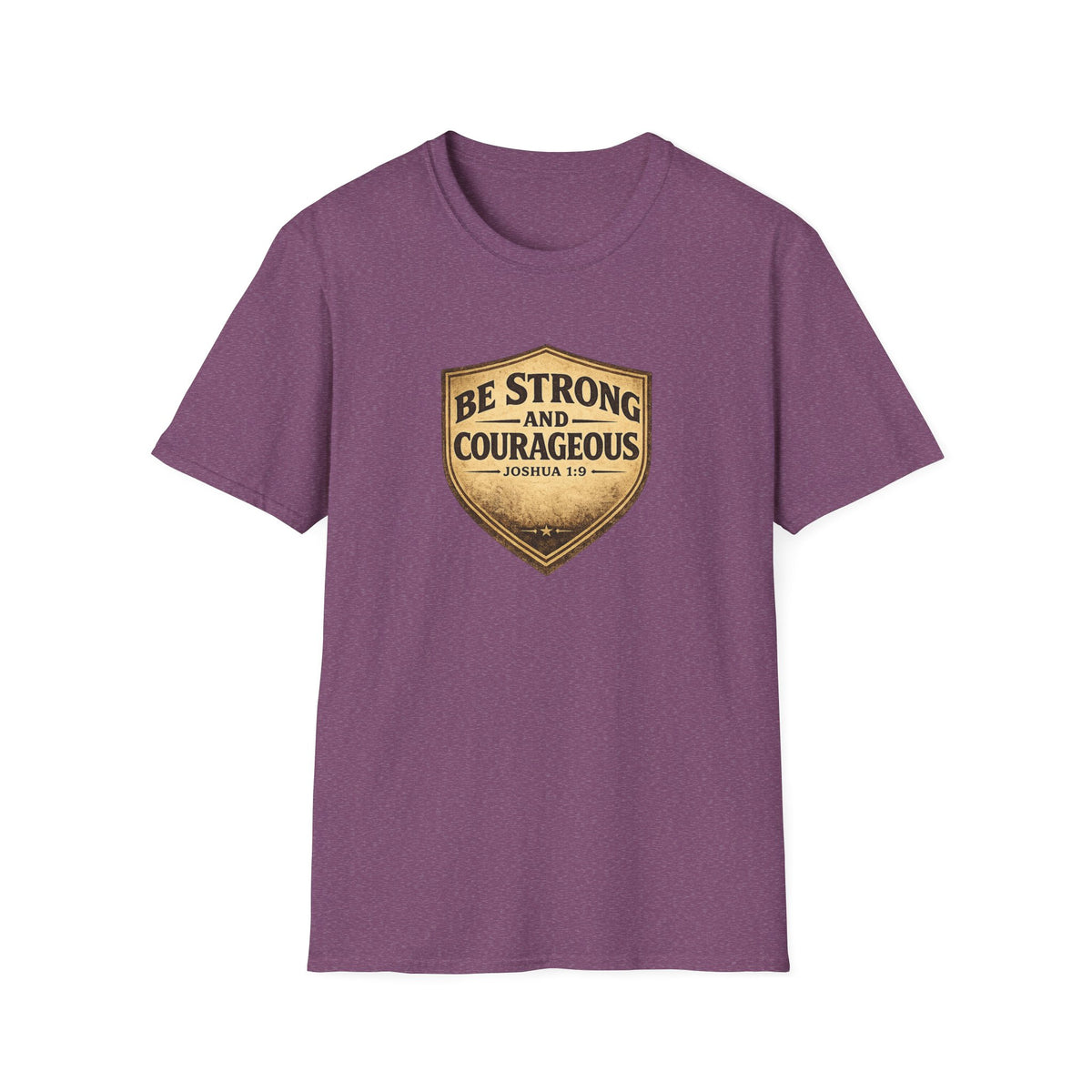 Strong & Courageous Shield T-Shirt