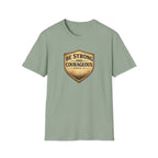 Strong & Courageous Shield T-Shirt