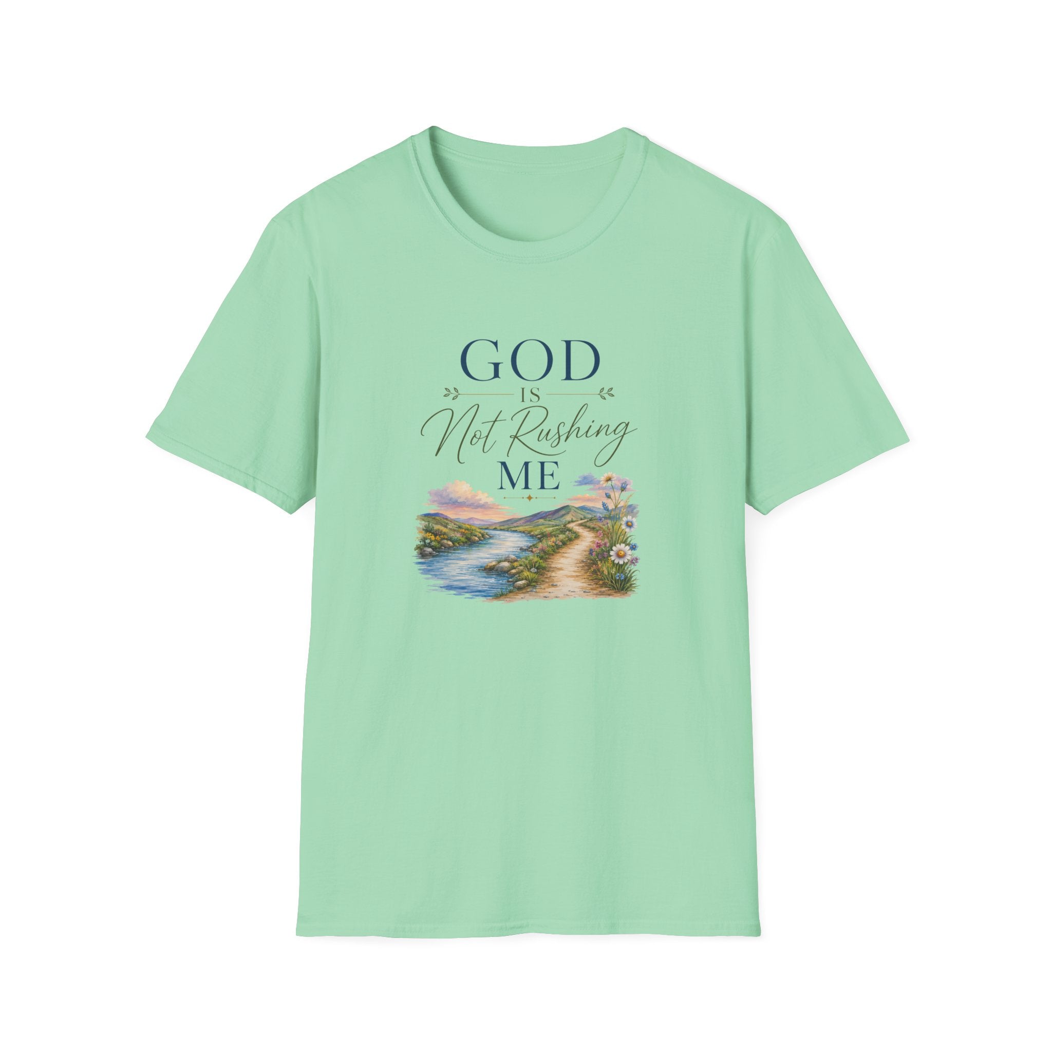 God is Not Rushing Me: Colorful T-Shirt