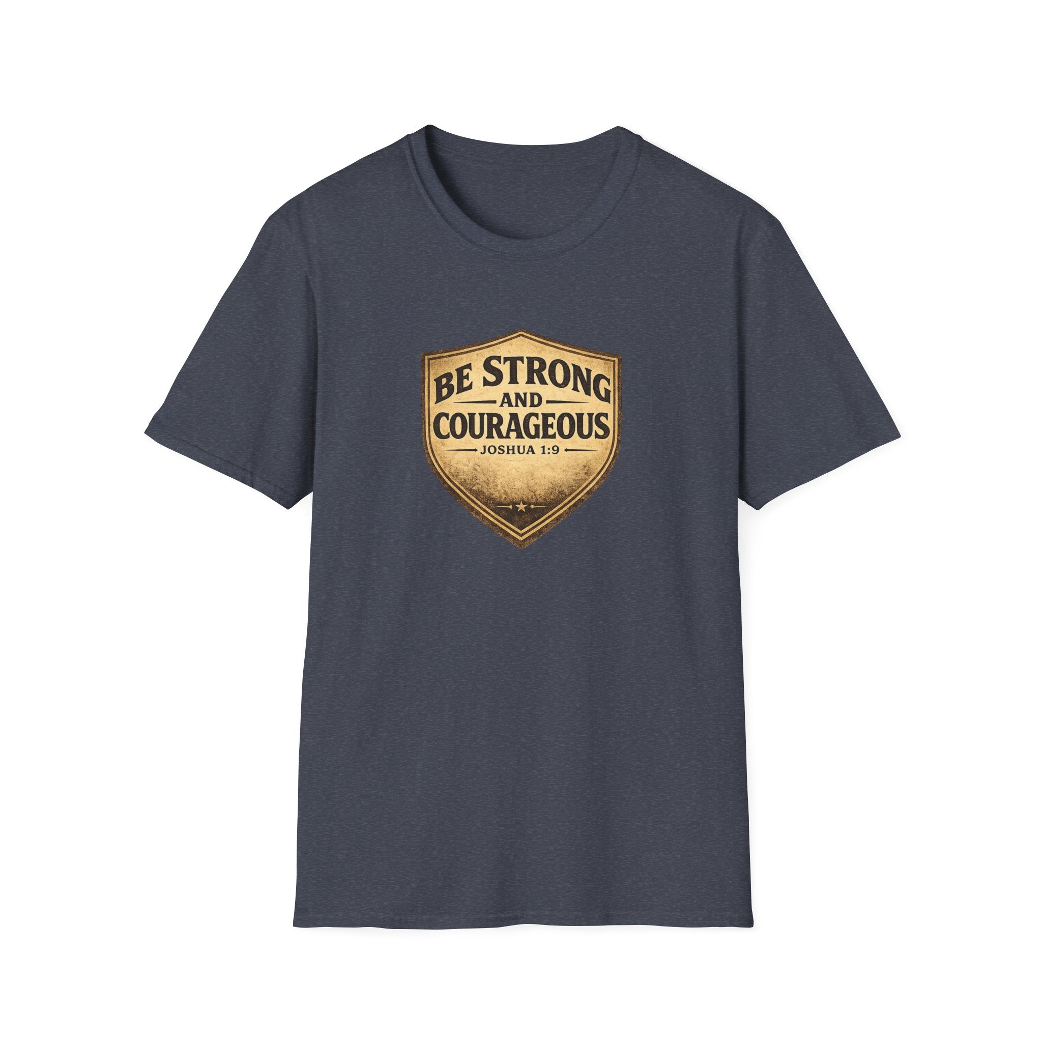 Strong & Courageous Shield T-Shirt