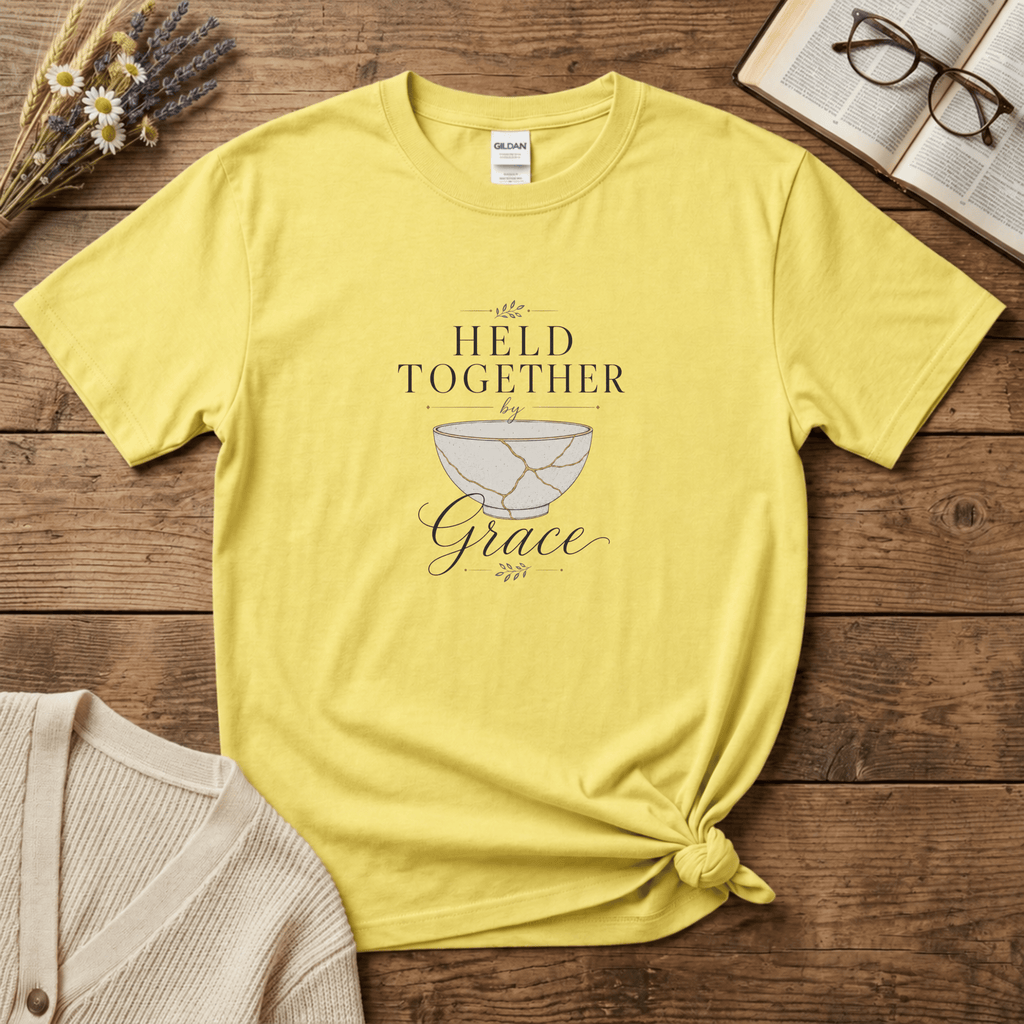 Held Together by Grace - Simple T-Shirt