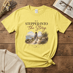 He Stepped into the Story (Colorful) T-Shirt