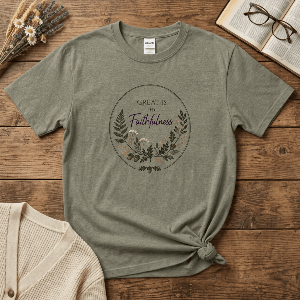 Great is Thy Faithfulness (Forest) T-Shirt