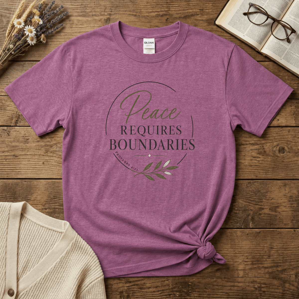 Peace Requires Boundaries T-Shirt