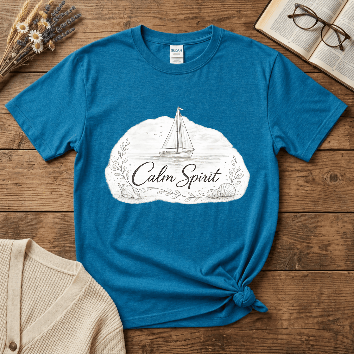 Calm Spirit Monochromatic T-Shirt