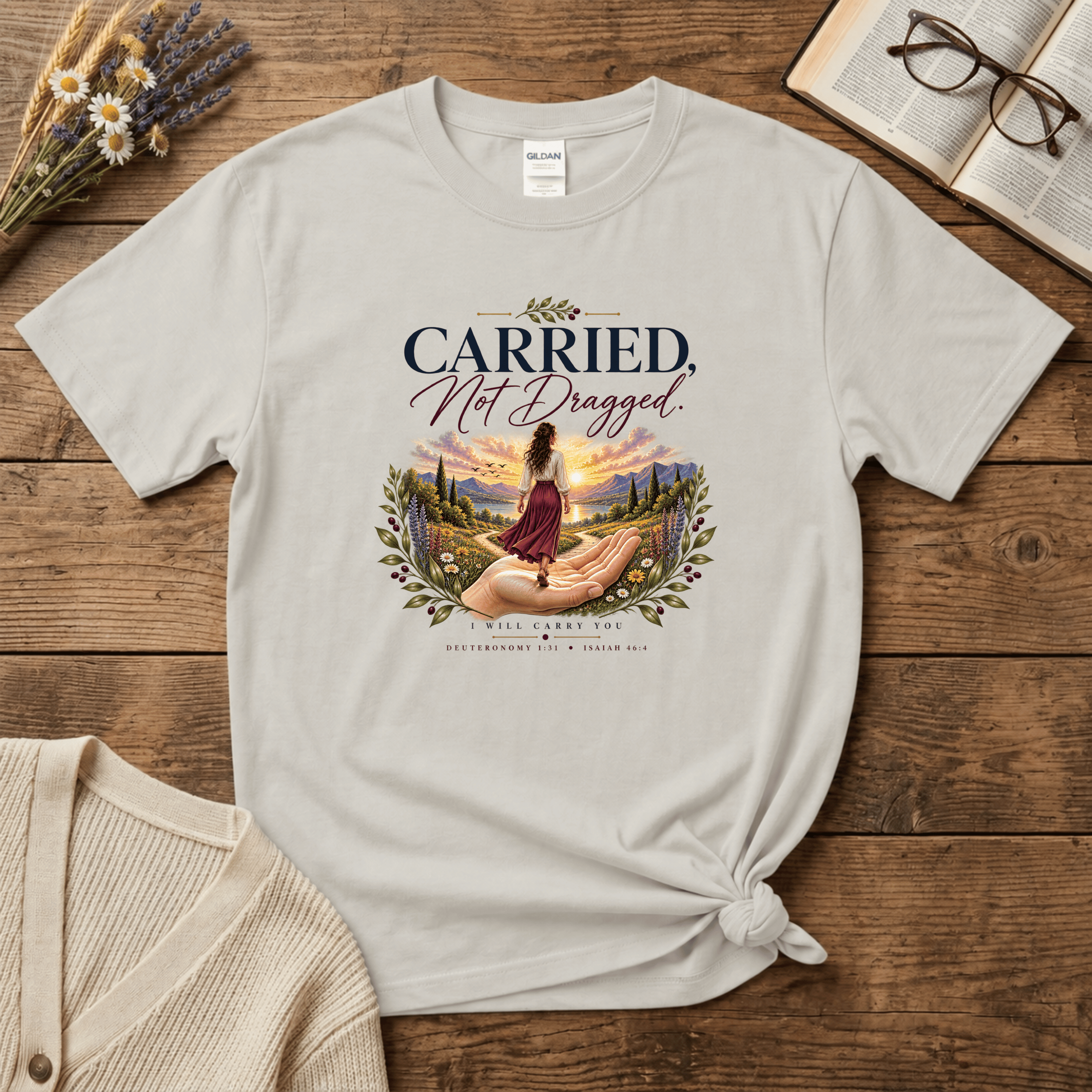 Carried, Not Dragged T-Shirt