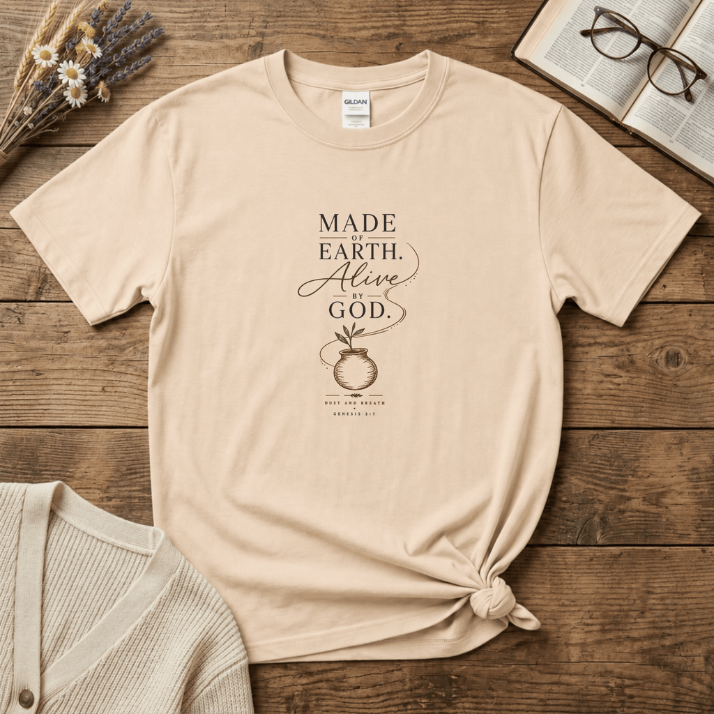 Made of Earth, Alive by God T-Shirt