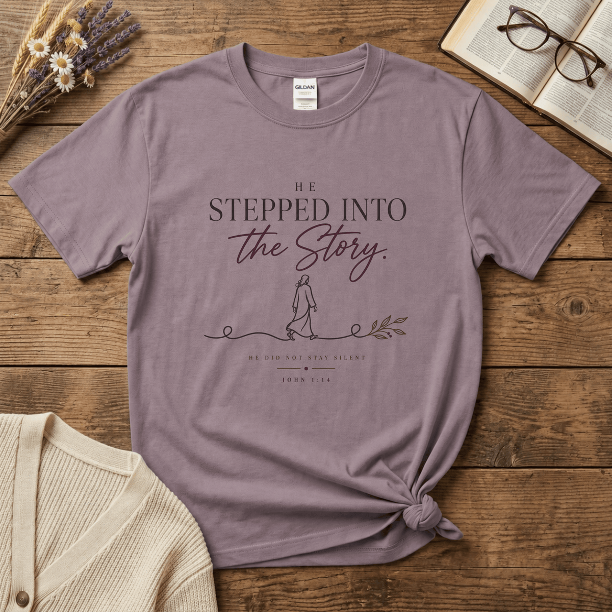 He Stepped Into the Story T-Shirt