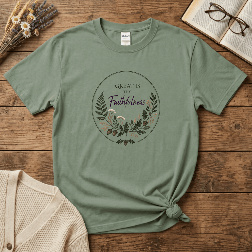 Great is Thy Faithfulness (Forest) T-Shirt
