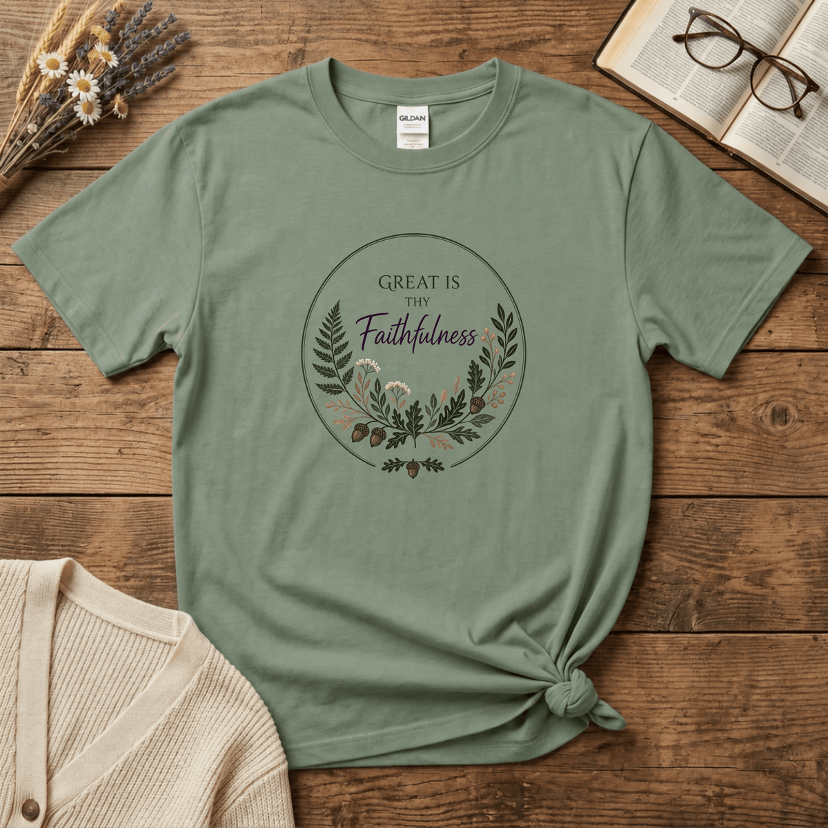 Great is Thy Faithfulness (Forest) T-Shirt