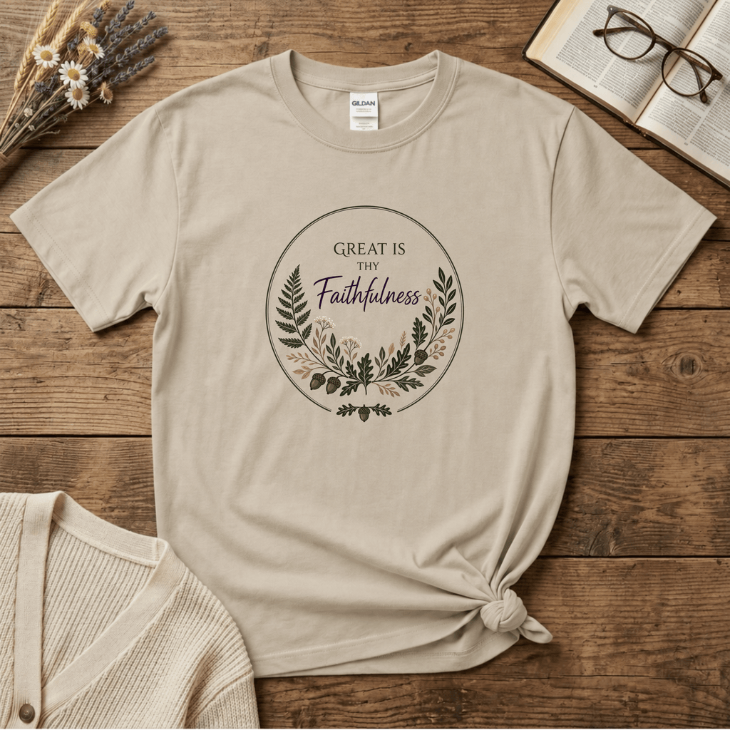 Great is Thy Faithfulness (Forest) T-Shirt