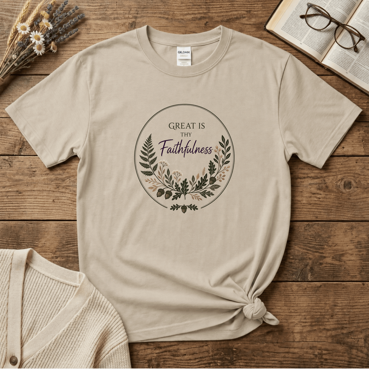 Great is Thy Faithfulness (Forest) T-Shirt