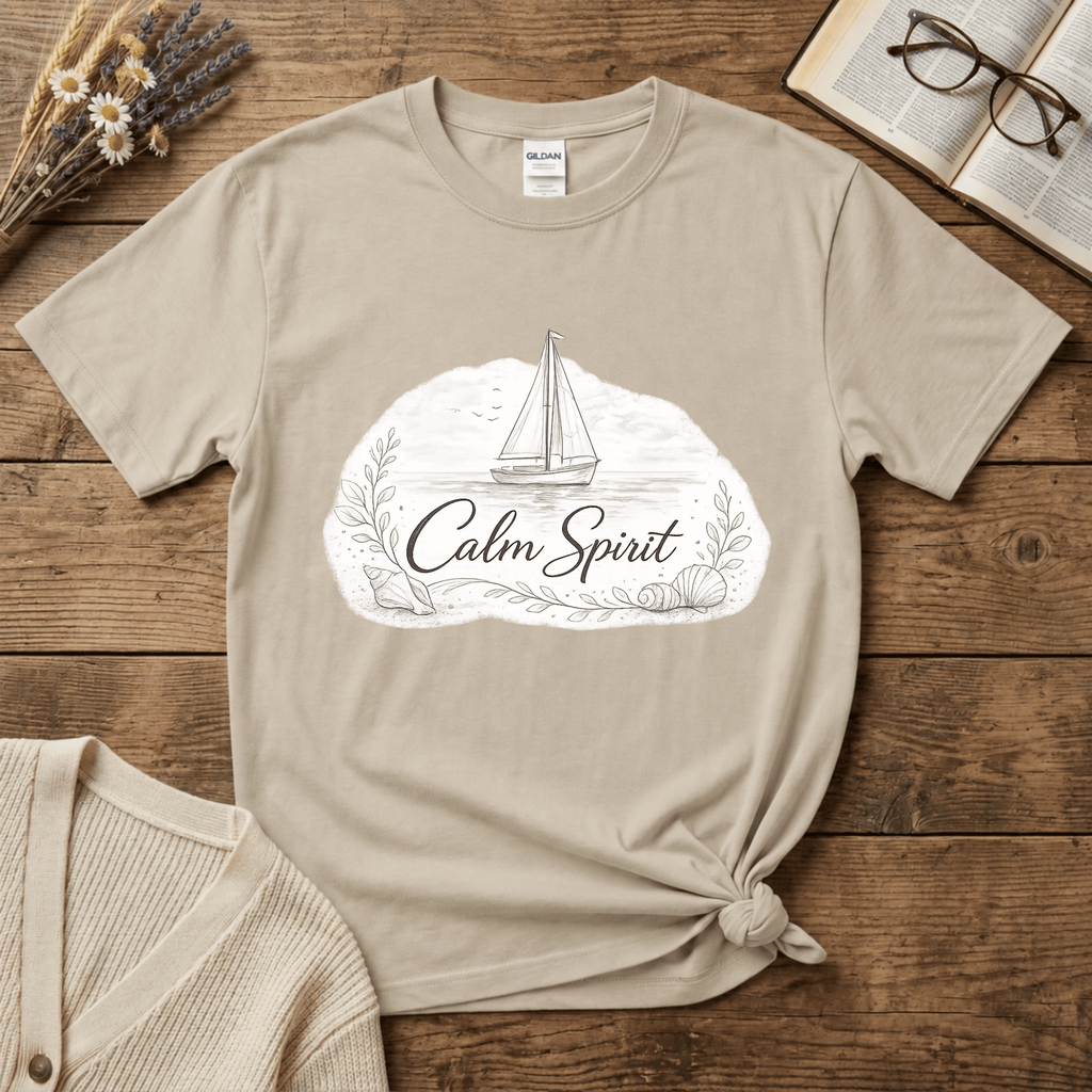 Calm Spirit Monochromatic T-Shirt