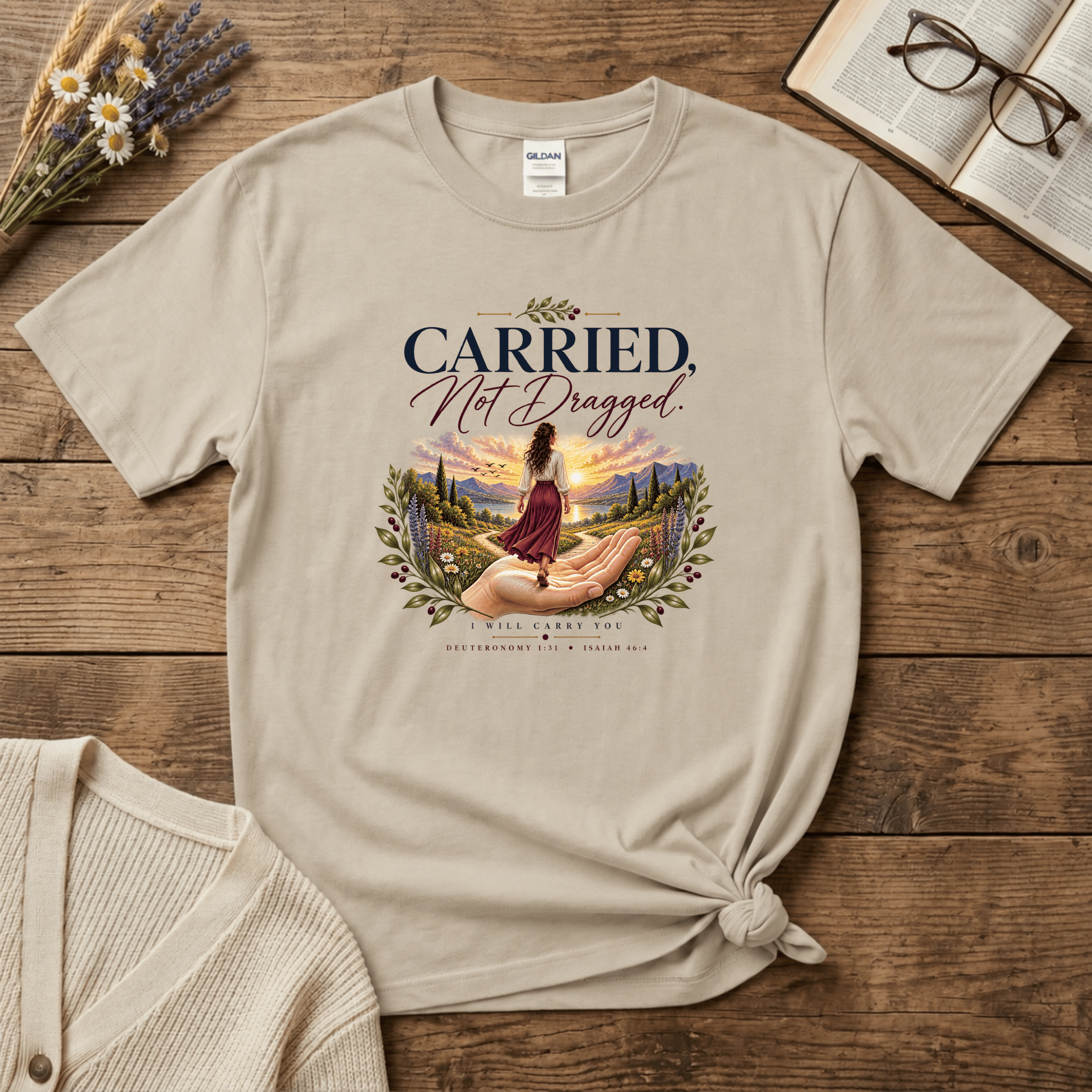 Carried, Not Dragged T-Shirt
