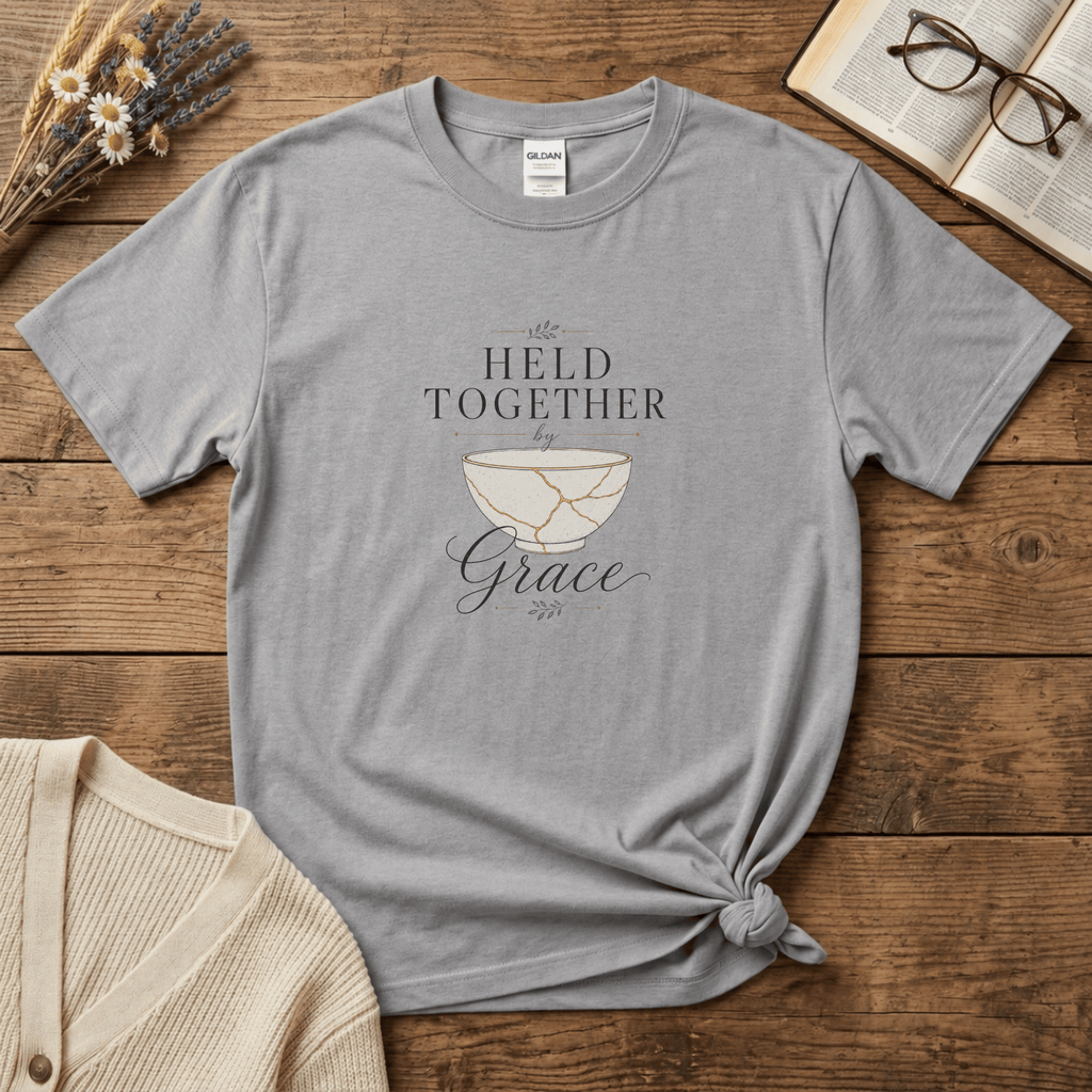 Held Together by Grace - Simple T-Shirt