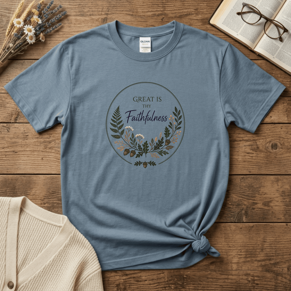 Great is Thy Faithfulness (Forest) T-Shirt